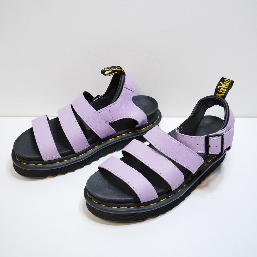 NEW DR. MARTENS BLAIRE SANDAL LILAC PISA WOMANS SIZE - 8 - Picture 3 of 16